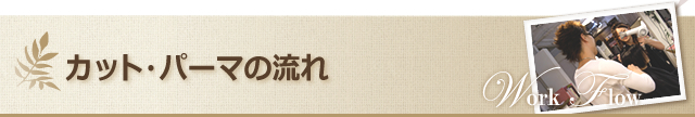 カット・パーマの流れ